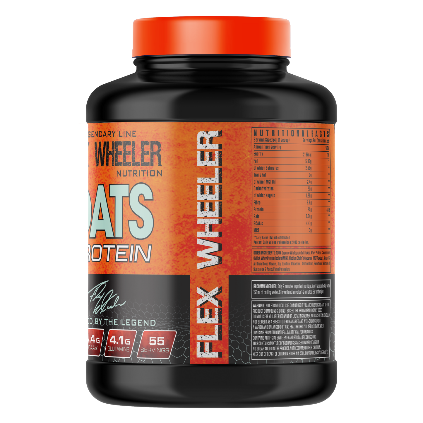 Flex Wheeler Oats Protein 6.61 LBS | 55 Servings