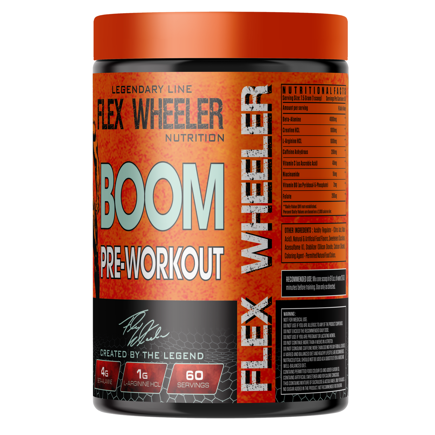 Flex Wheeler Boom Pre Workout 450g | 60 Servings