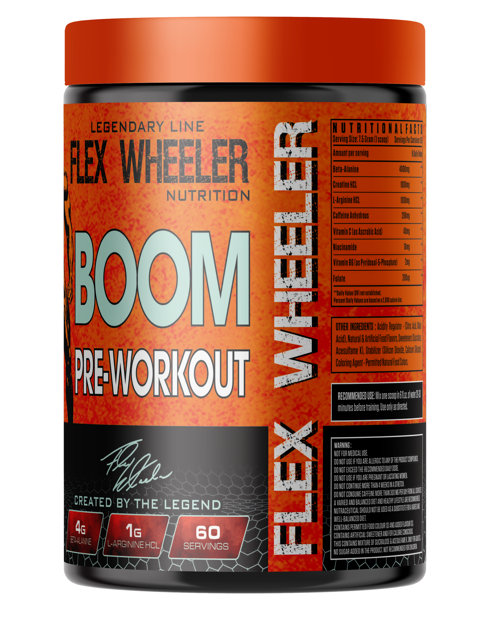 BOOM PRE WORKOUT 60 Servings