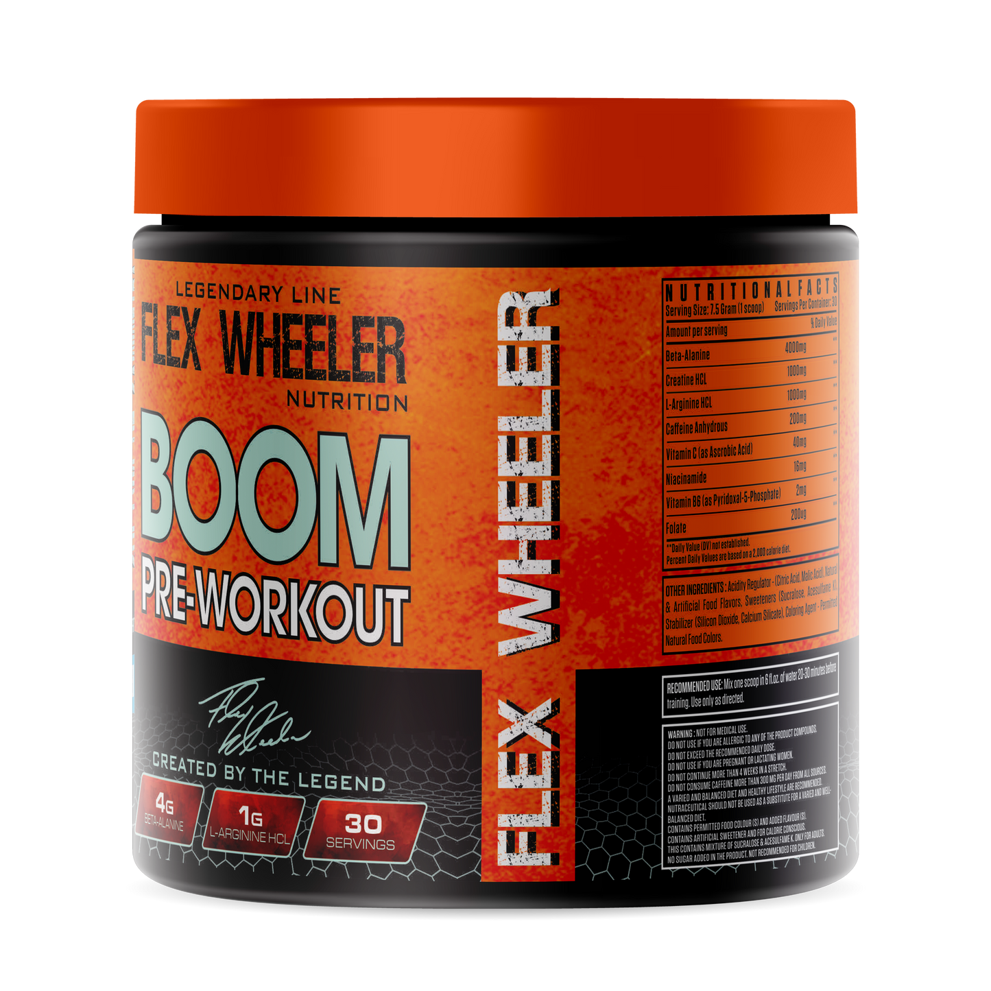 Flex Wheeler  Boom Pre Workout 225g | 30 Servings