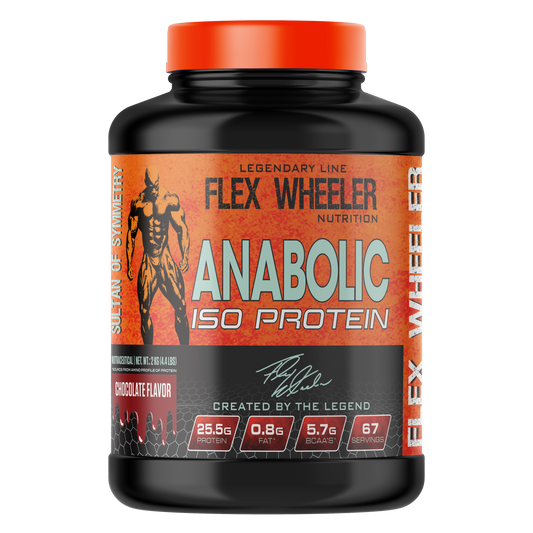Flex Wheeler Anabolic Isolate Protein 4.4 LBS | 67 Servings