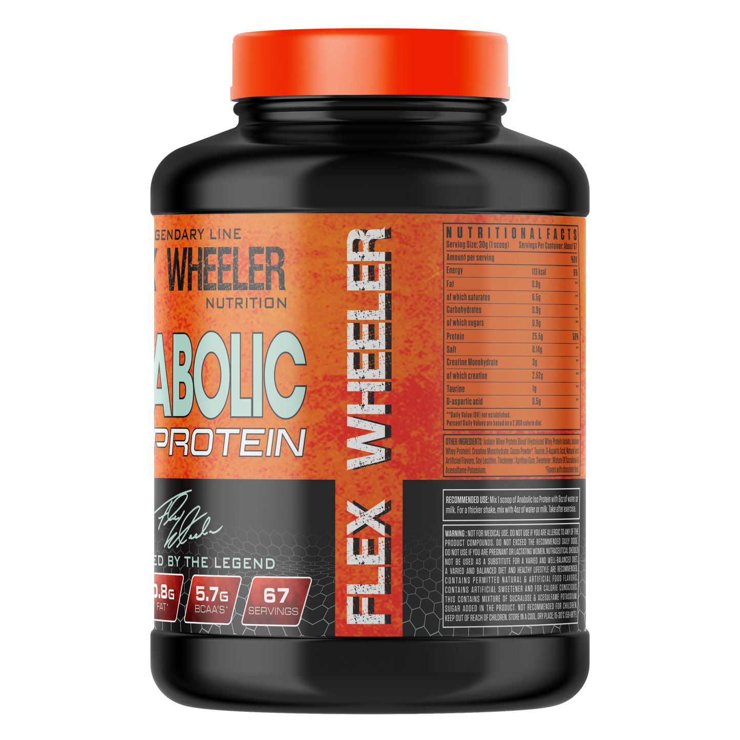 Flex Wheeler Anabolic Isolate Protein 4.4 LBS | 67 Servings
