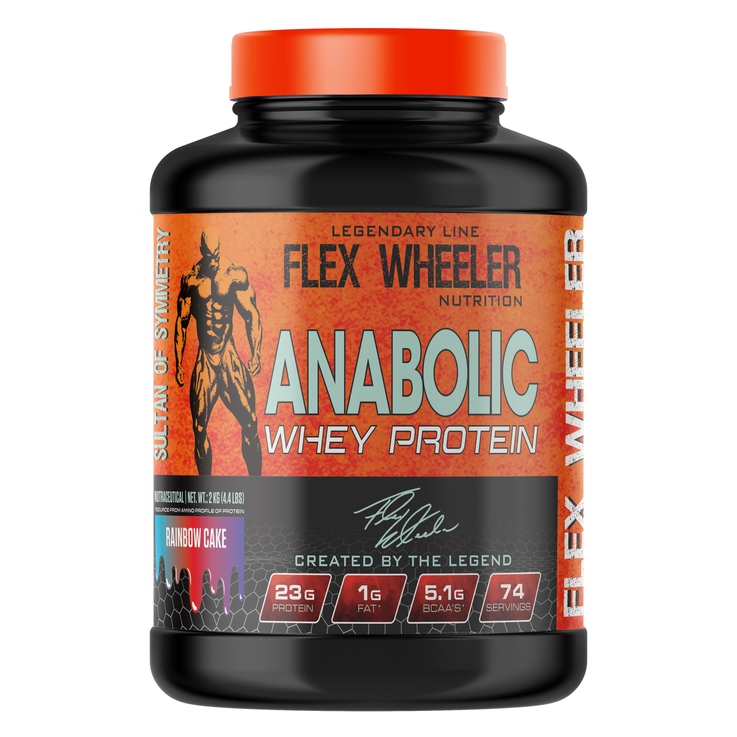 Flex Wheeler Anabolic Whey Protein 4.4 LBS | 74 Servings