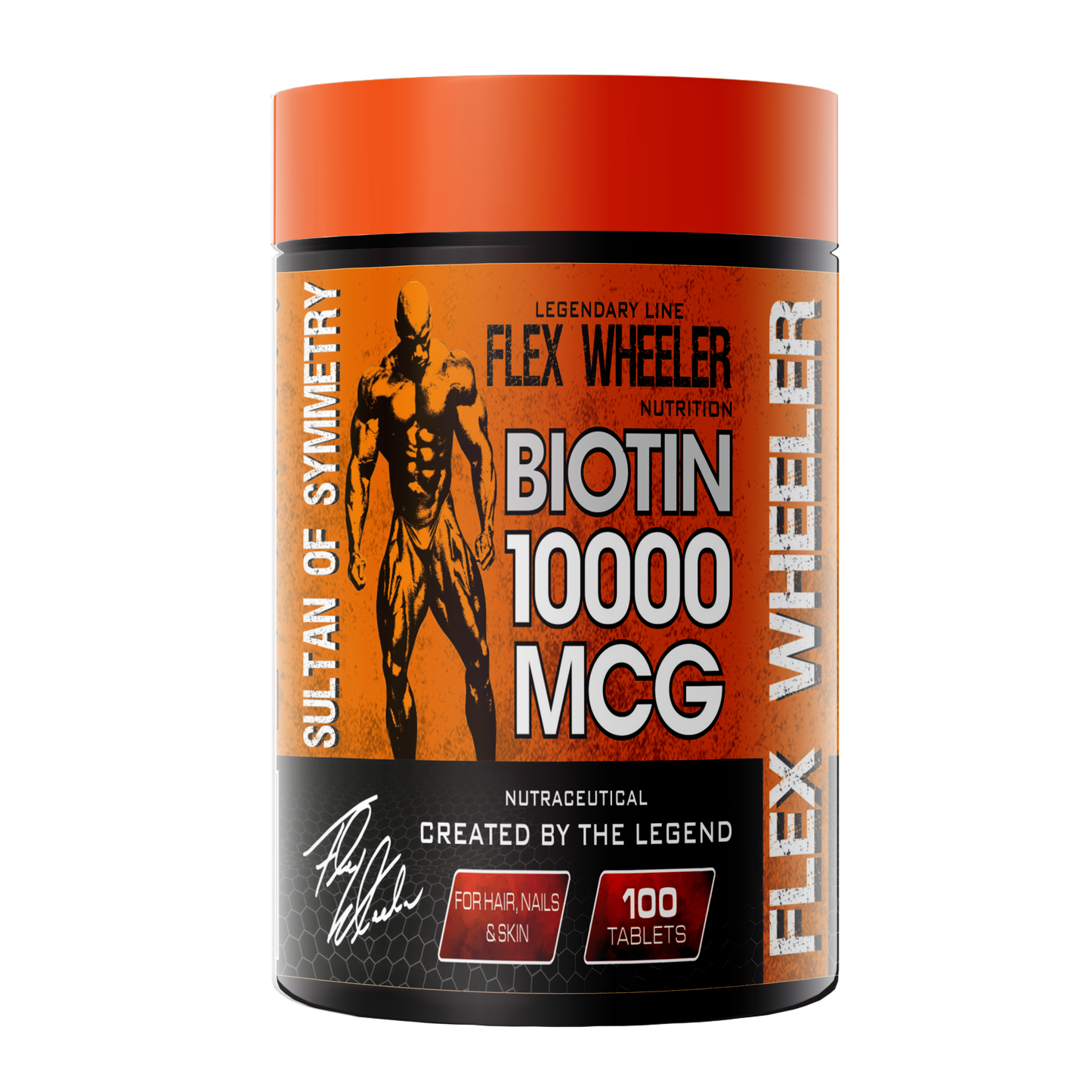 Flex Wheeler Biotin 10000 MCG | 100 Tablets