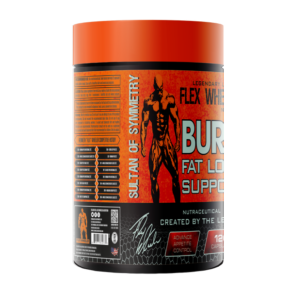 Flex Wheeler Burn Fat Loss Support | 120 Capsules