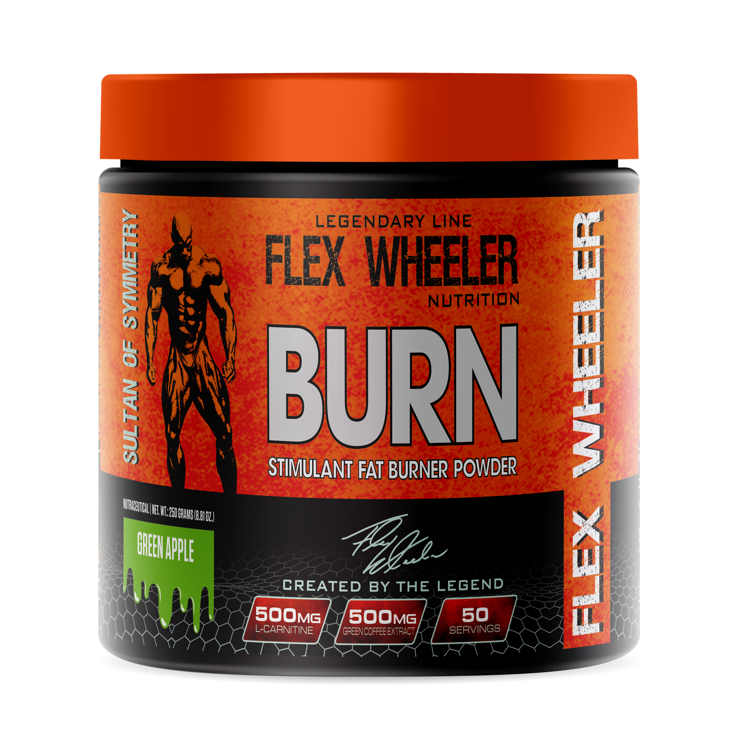 Flex Wheeler Burn Stimulant Fat Burner Powder 250g | 50 Servings