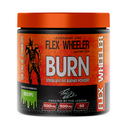 Flex Wheeler Burn Stimulant Fat Burner Powder 250g | 50 Servings