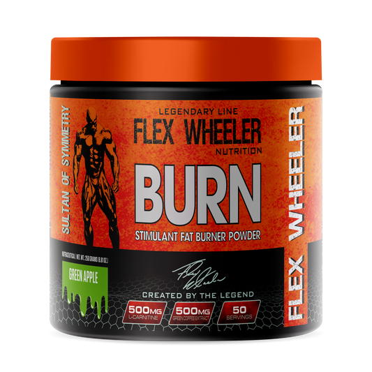 Flex Wheeler Burn Stimulant Fat Burner Powder 250g | 50 Servings