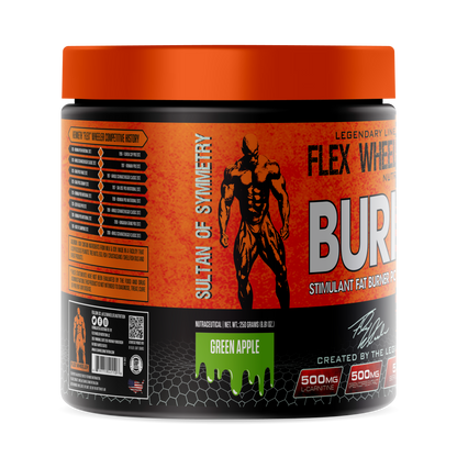 Flex Wheeler Burn Stimulant Fat Burner Powder 250g | 50 Servings