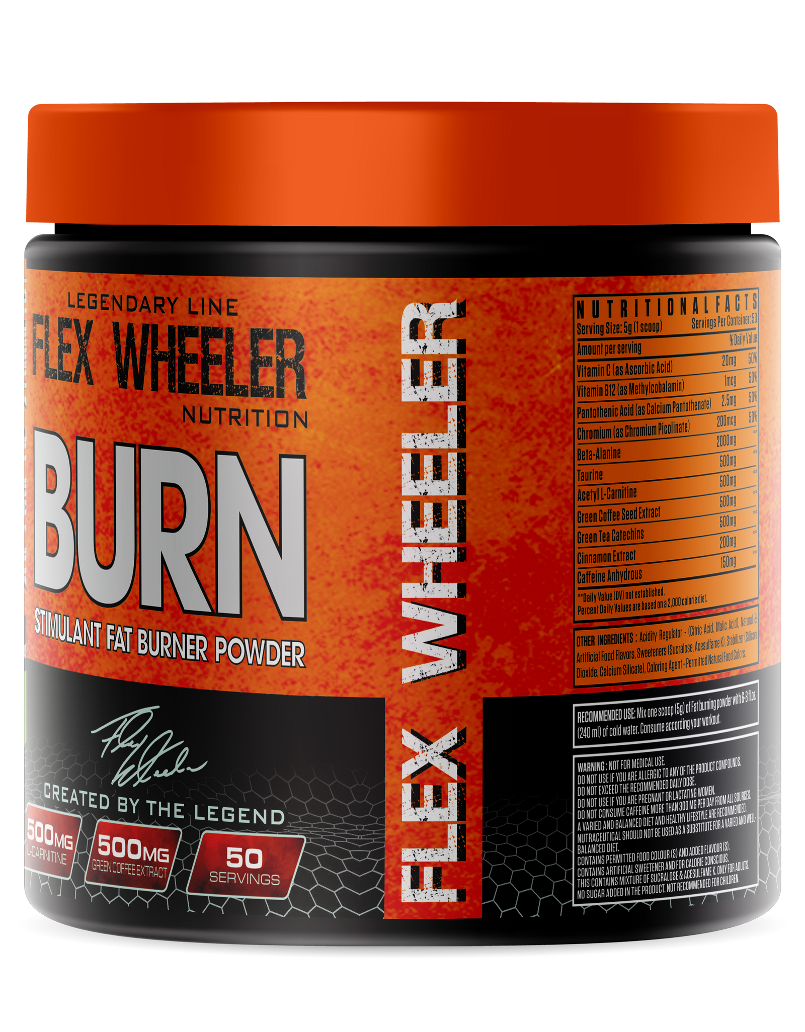 BURN STIMULANT FAT BURNER POWDER