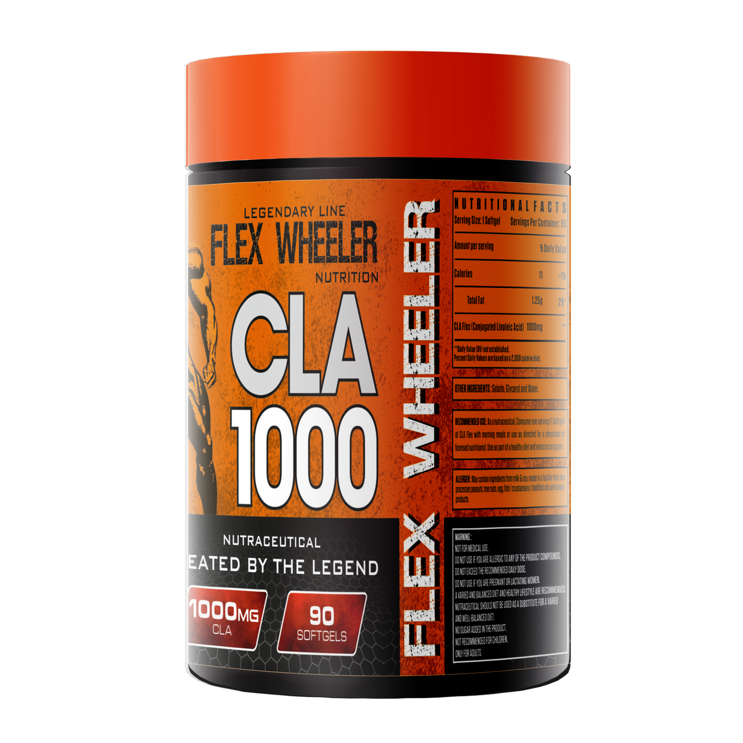Flex Wheeler CLA 1000 | 90 Softgels
