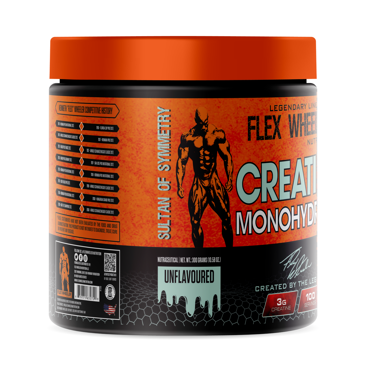 Flex Wheeler Creatine Monohydrate 300g | 100 Servings