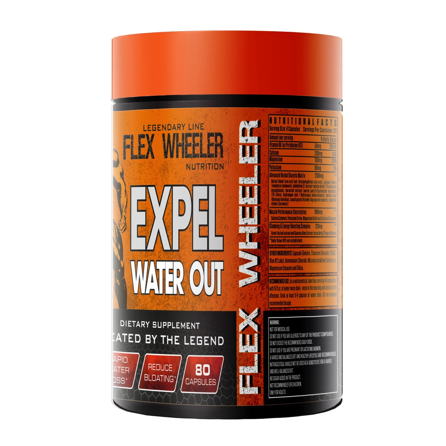 Flex Wheeler Expel Water Out | 80 Capsules