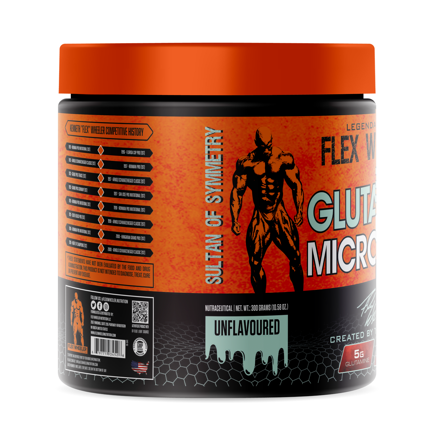 Flex Wheeler Glutamine Micronized 300g | 60 Servings
