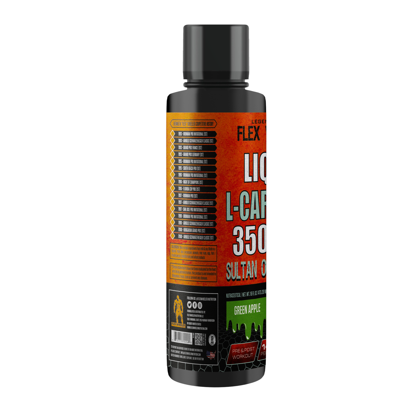 Flex Wheeler L Carnitine Liquid 3500g | 31 Servings
