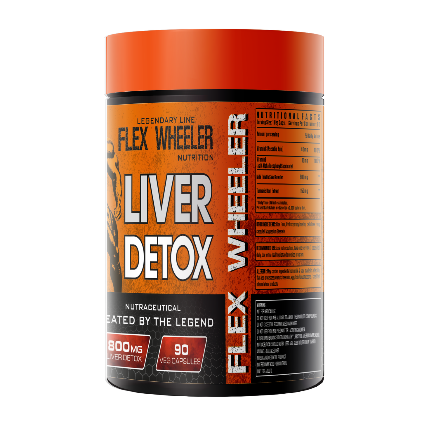 Flex Wheeler Liver Detox | 90 Veg Capsules