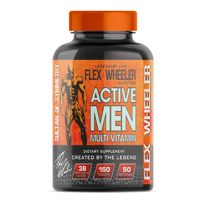 Flex Wheeler Active Men Multi Vitamin | 150 Tablets
