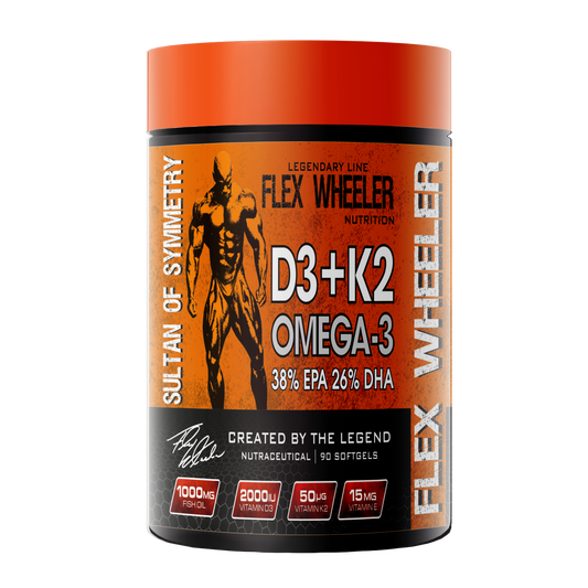Flex Wheeler D3+K2 Omega-3 | 90 Softgels