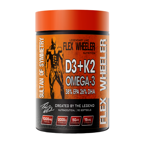 Flex Wheeler D3+K2 Omega-3 | 90 Softgels