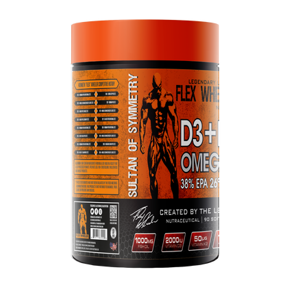 Flex Wheeler D3+K2 Omega-3 | 90 Softgels