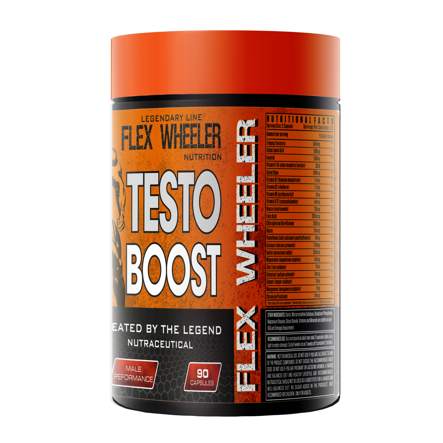 Flex Wheeler Testo Boost | 90 Capsules